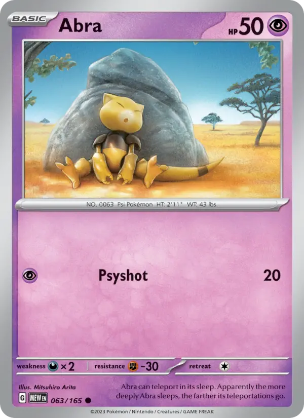 Abra - 063 - 151 - LevelupCards.nl