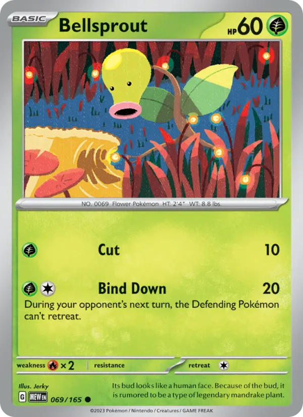Bellsprout - 069 - 151 - LevelupCards.nl