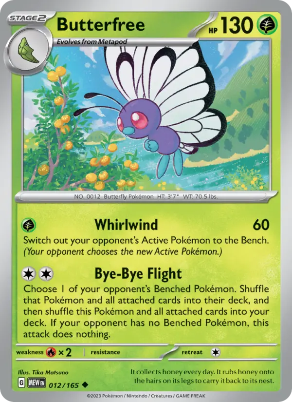 Butterfree - 012 - 151 - LevelupCards.nl