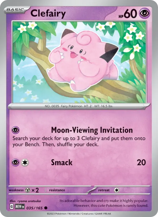 Clefairy - 035 - 151 - LevelupCards.nl
