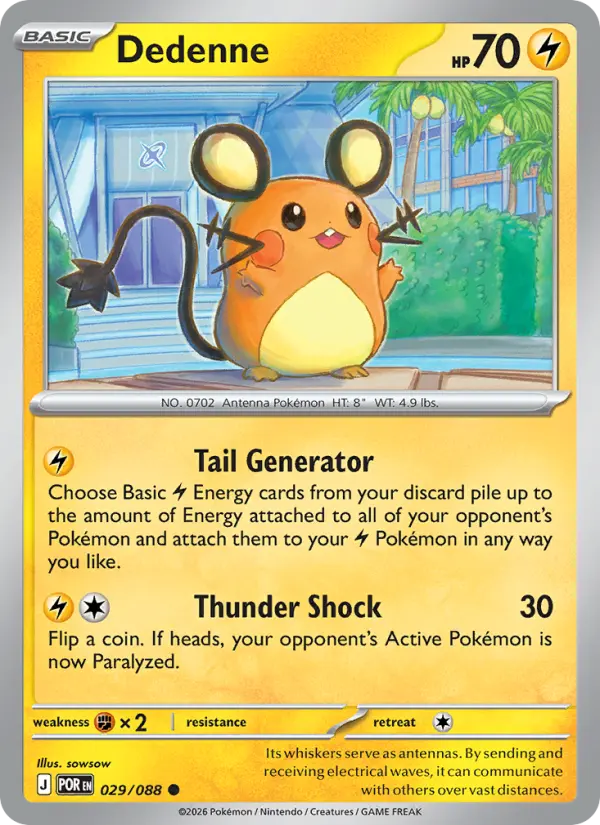 Dedenne - 029 - Perfect Order - LevelupCards.nl