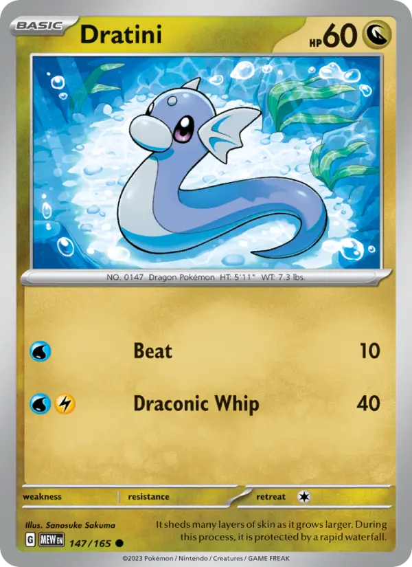 Dratini - 147 - 151 - LevelupCards.nl