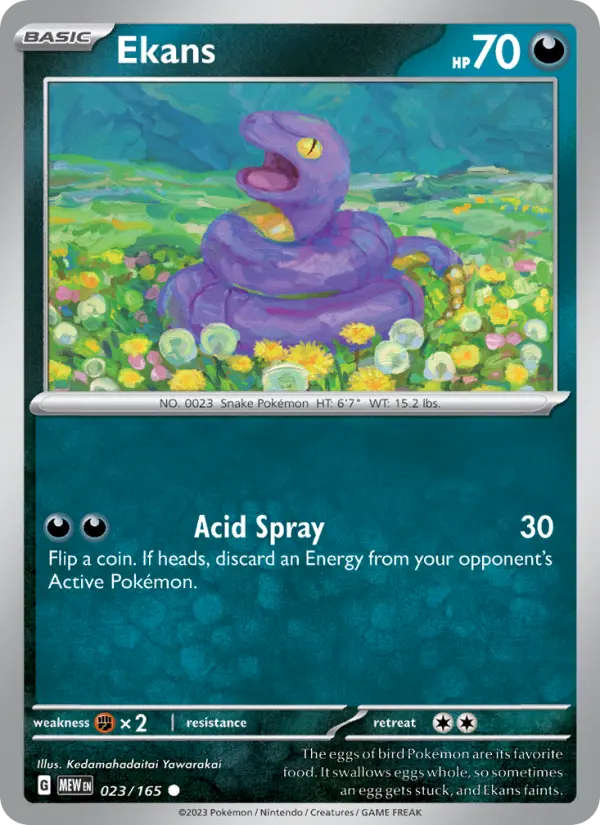 Ekans - 023 - 151 - LevelupCards.nl