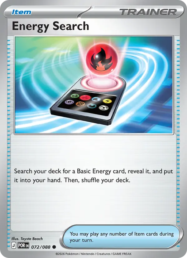 Energy Search - 072 - Perfect Order - LevelupCards.nl