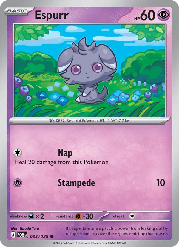 Espurr - 033 - Perfect Order - LevelupCards.nl