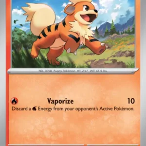 Growlithe - 058 - 151 - LevelupCards.nl