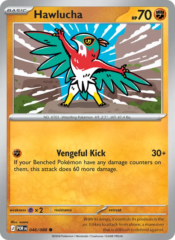 Hawlucha - 046 - Perfect Order - LevelupCards.nl