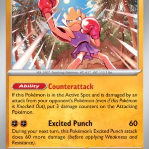 Hitmonchan - 107 - 151 - LevelupCards.nl