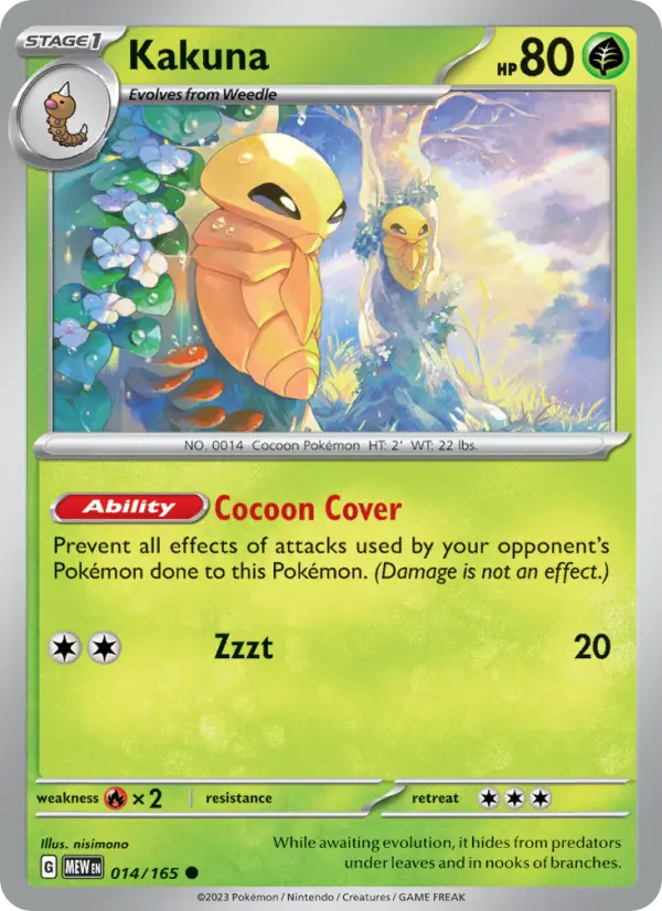 Kakuna - 014 - 151 - LevelupCards.nl