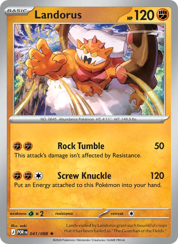 Landorus - 041 - Perfect Order - LevelupCards.nl