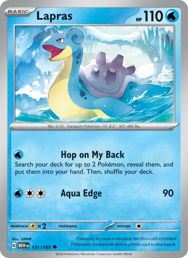 Lapras - 131 - 151 - LevelupCards.nl