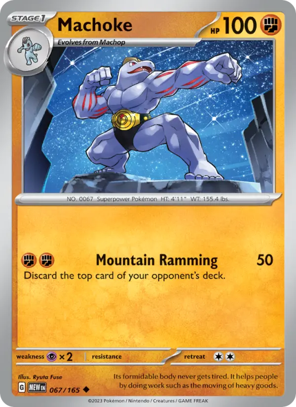 Machoke - 067 - 151 - LevelupCards.nl
