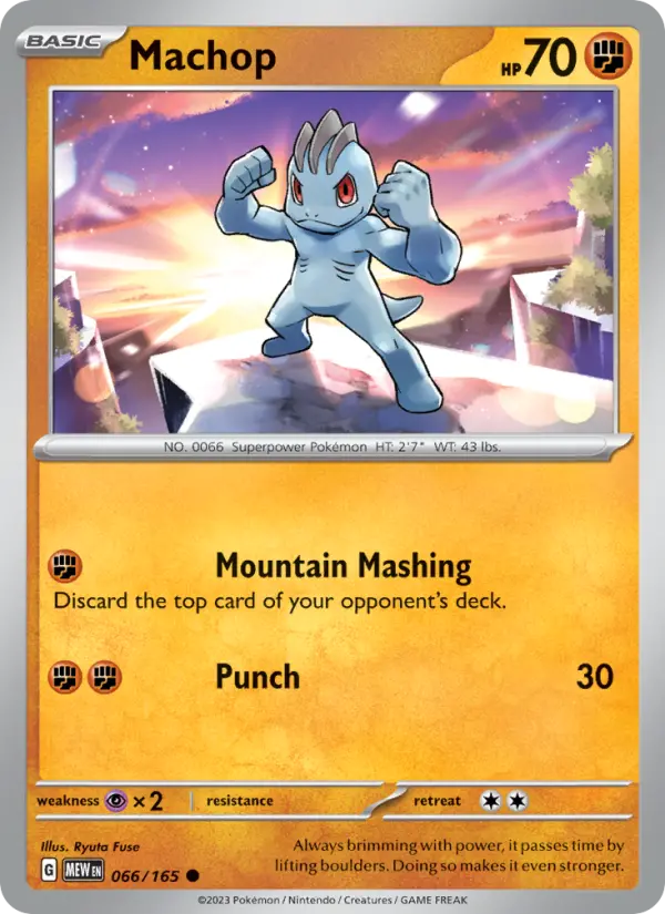 Machop - 066 - 151 - LevelupCards.nl