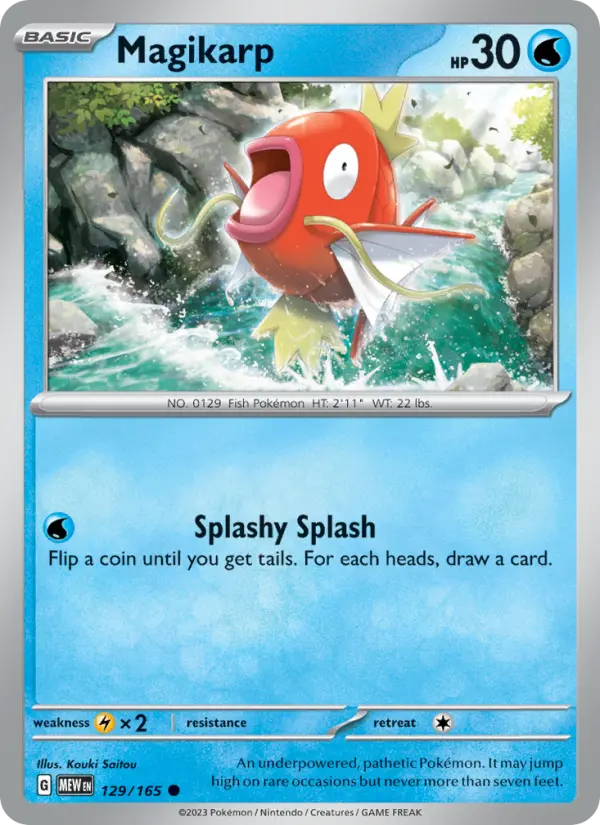 Magikarp - 129 - 151 - LevelupCards.nl