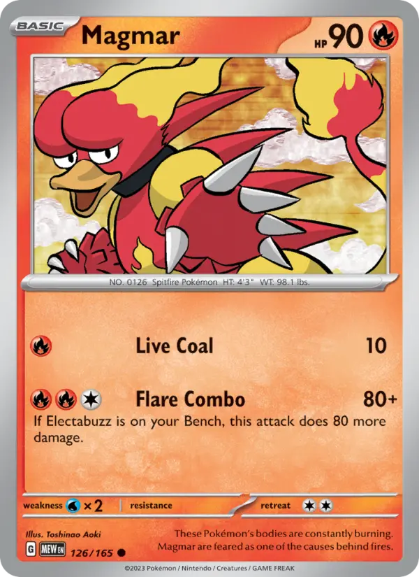 Magmar - 126 - 151 - LevelupCards.nl