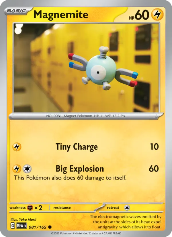 Magnemite - 081 - 151 - LevelupCards.nl