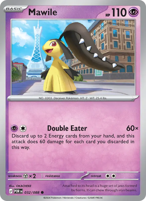 Mawile - 032 - Perfect Order - LevelupCards.nl