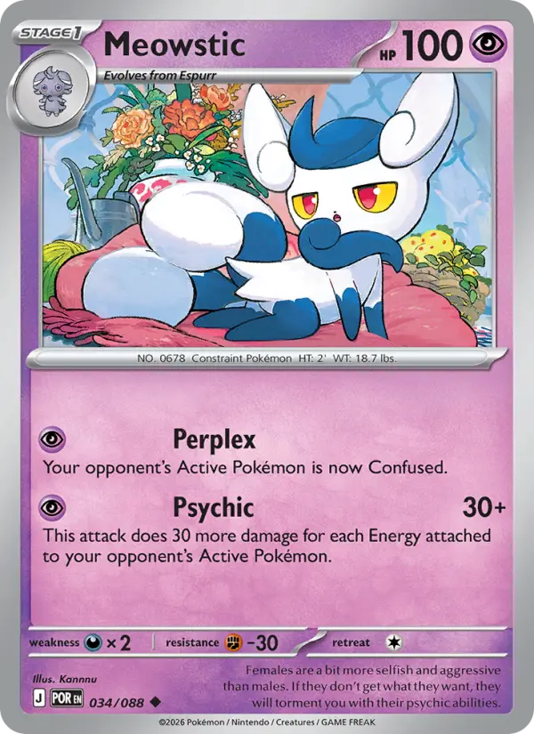 Meowstic - 034 - Perfect Order - LevelupCards.nl