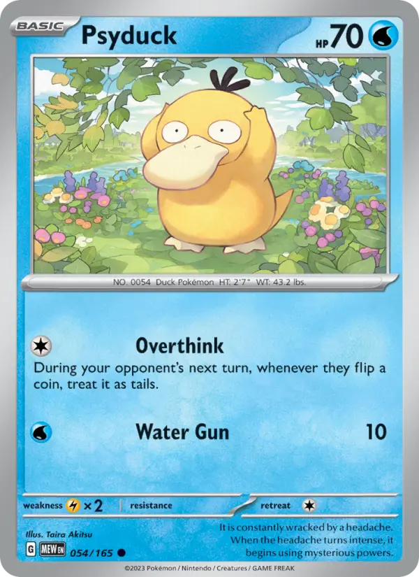 Psyduck - 054 - 151 - LevelupCards.nl