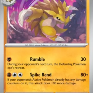Sandslash - 028 - 151 - LevelupCards.nl
