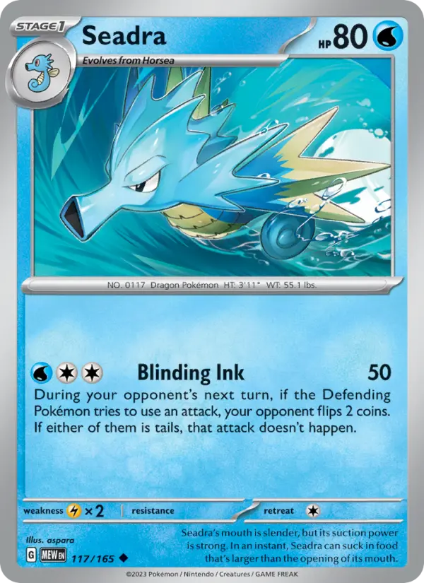 Seadra - 117 - 151 - LevelupCards.nl