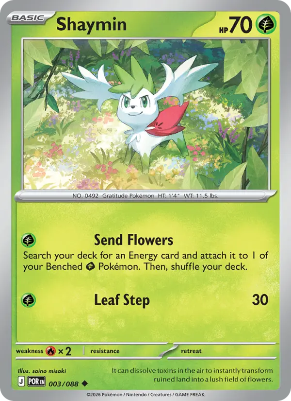 Shaymin - 003 - Perfect Order - LevelupCards.nl