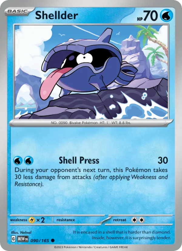 Shellder - 090 - 151 - LevelupCards.nl
