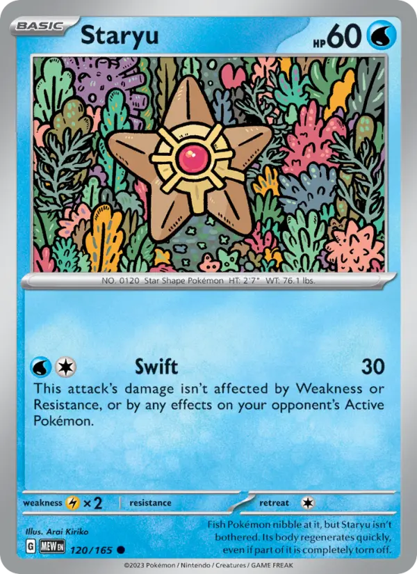 Staryu - 120 - 151 - LevelupCards.nl