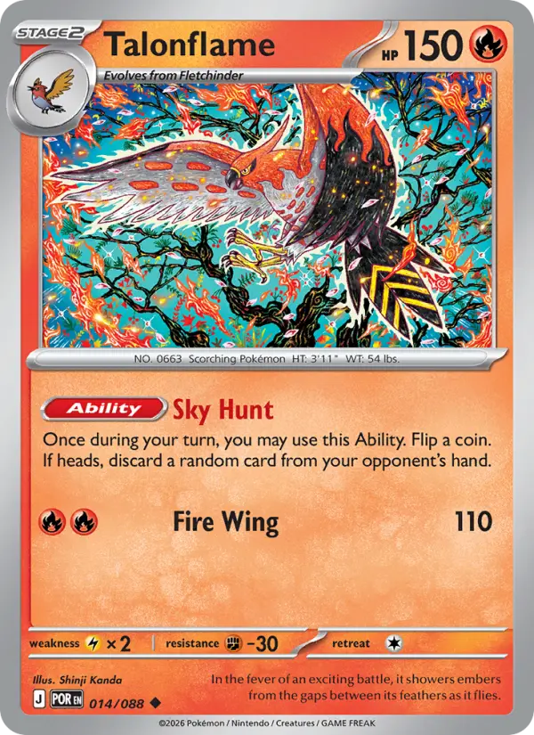 Talonflame - 014 - Perfect Order - LevelupCards.nl
