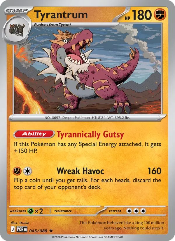 Tyrantrum - 045 - Perfect Order - LevelupCards.nl