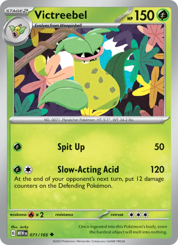 Victreebel - 071 - 151 - LevelupCards.nl