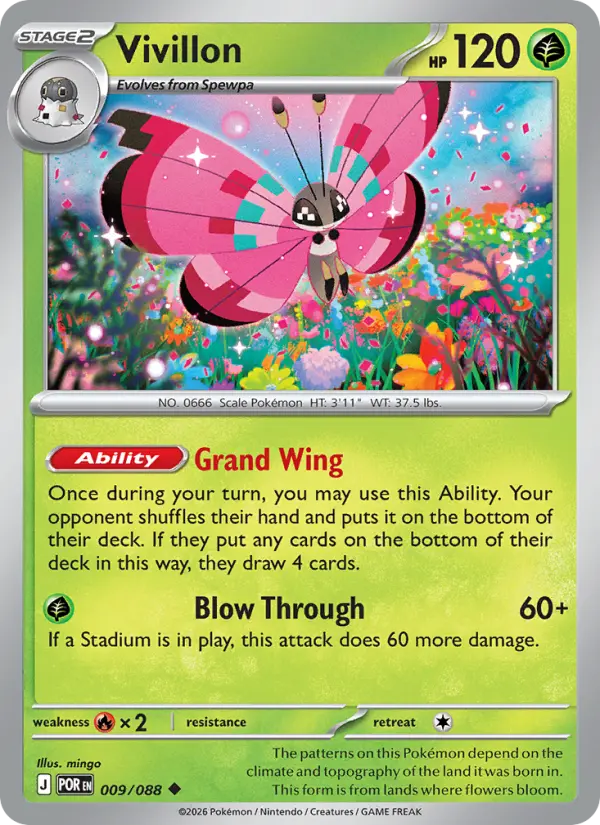 Vivillon - 009 - Perfect Order - LevelupCards.nl