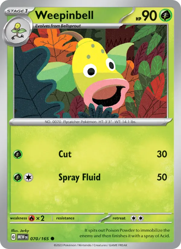 Weepinbell - 070 - 151 - LevelupCards.nl