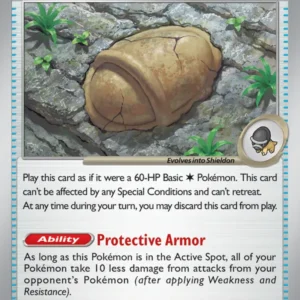 Antique Armor Fossil - 072 - Pitch Black - LevelupCards.nl
