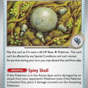 Antique Skull Fossil - 073 - Pitch Black - LevelupCards.nl