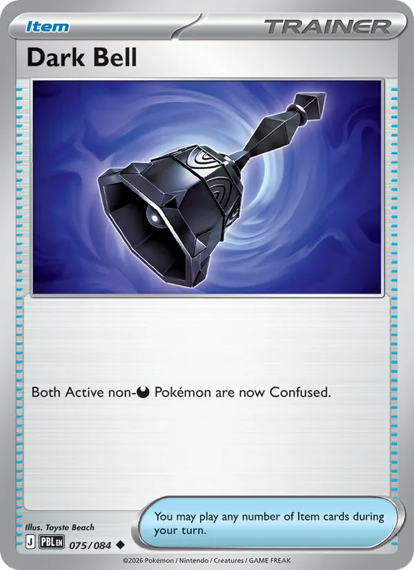 Dark Bell - 075 - Pitch Black - LevelupCards.nl