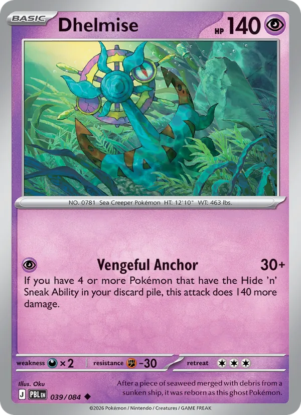 Dhelmise - 039 - Pitch Black - LevelupCards.nl