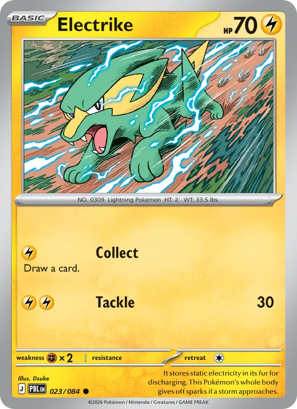 Electrike - 023 - Pitch Black - LevelupCards.nl