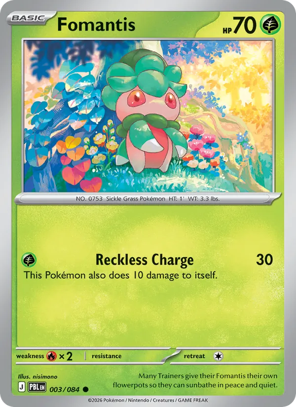 Fomantis - 003 - Pitch Black - LevelupCards.nl