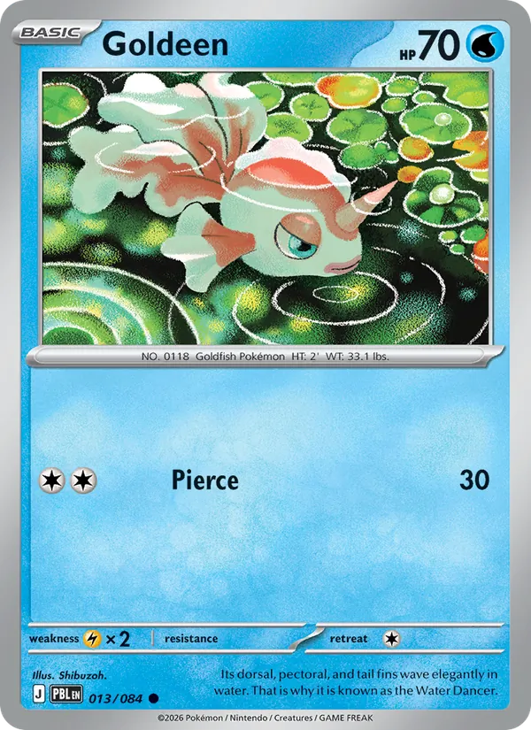 Goldeen - 013 - Pitch Black - LevelupCards.nl