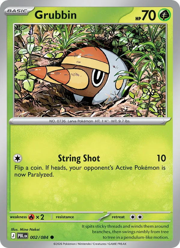 Grubbin - 002 - Pitch Black - LevelupCards.nl