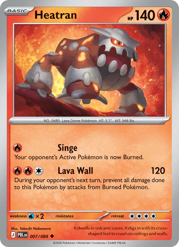 Heatran - 007 - Pitch Black - LevelupCards.nl