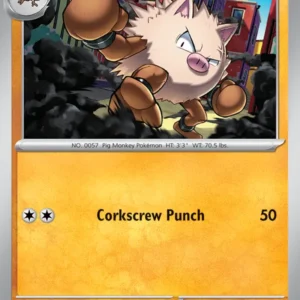Primeape - 043 - Pitch Black - LevelupCards.nl