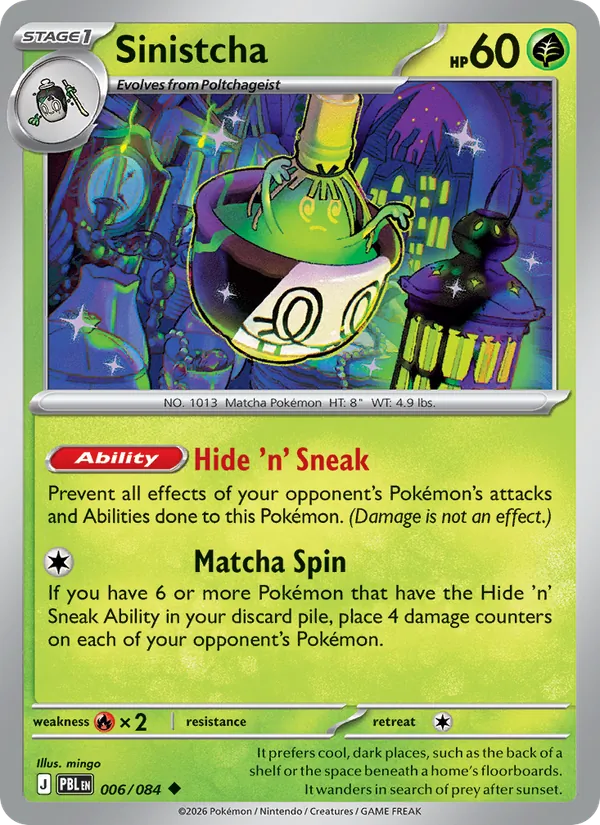 Sinistcha - 006 - Pitch Black - LevelupCards.nl