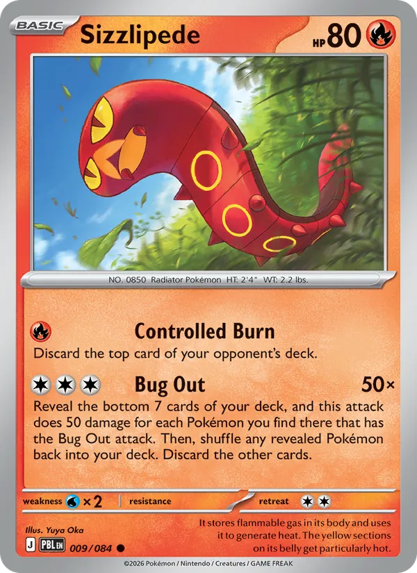 Sizzlipede - 009 - Pitch Black - LevelupCards.nl