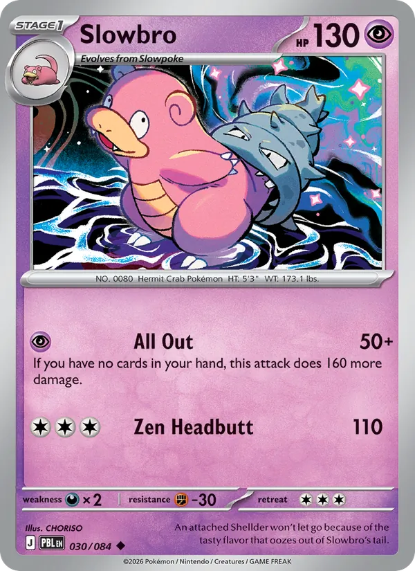 Slowbro - 030 - Pitch Black - LevelupCards.nl