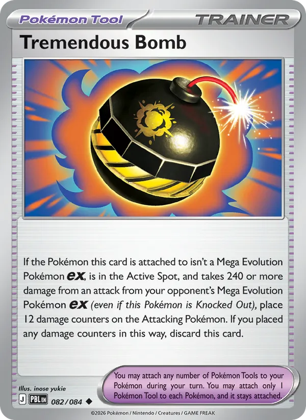 Tremendous Bomb - 082 - Pitch Black - LevelupCards.nl