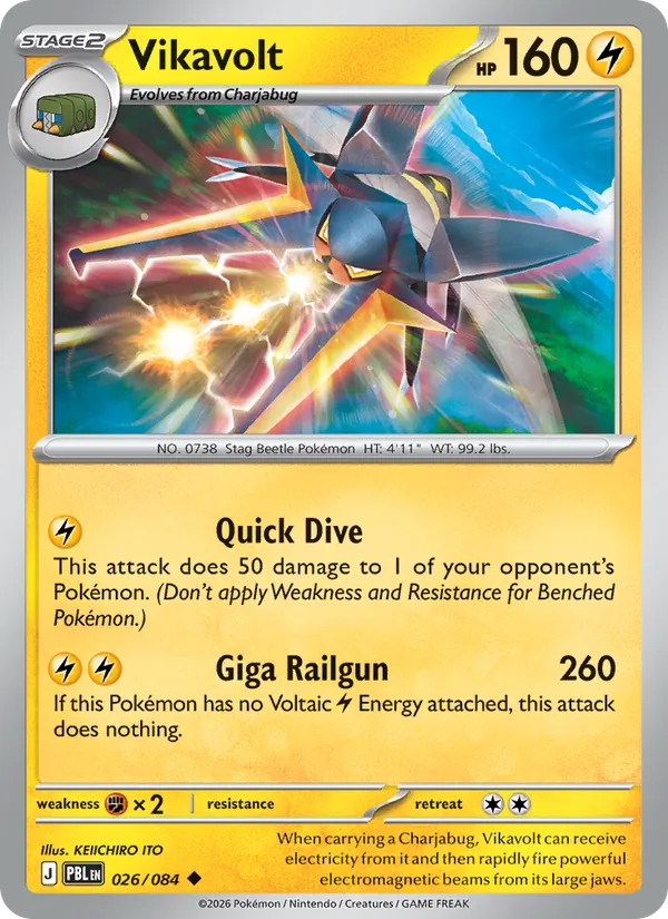 Vikavolt - 026 - Pitch Black - LevelupCards.nl