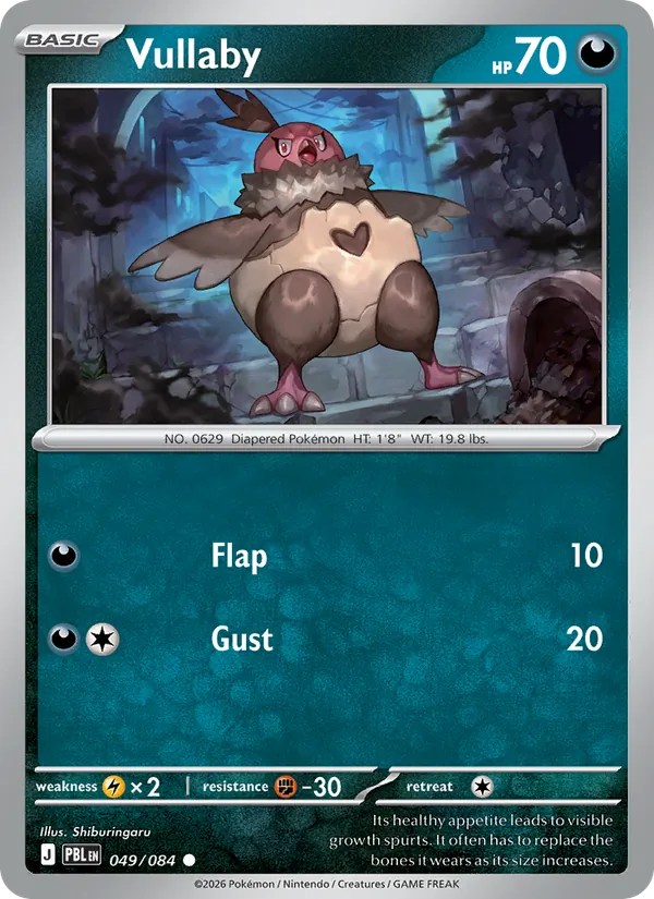Vullaby - 049 - Pitch Black - LevelupCards.nl