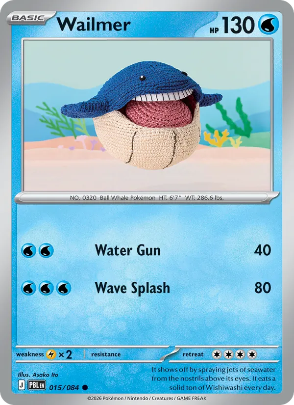 Wailmer - 015 - Pitch Black - LevelupCards.nl